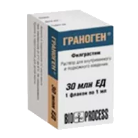 Граноген (30млн.МЕ/мл) р-р для в/в и п/к вв 0,03% 1мл N1