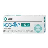 Козаар таб п.п.о. 100мг N28