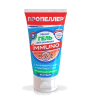 ПРОПЕЛЛЕР IMMUNO Мягкий гель для умывания с антиугревым комплексом 150мл