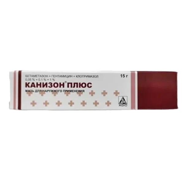 Канизон плюс 0,05%+0,1%+1% крем д/наружн пр 15г N1