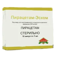 Пирацетам-Эском р-р для в/в и в/м вв 20% 5мл N10