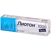 Лиотон 1000 гель д/наружн пр 1000МЕ/г 30г N1