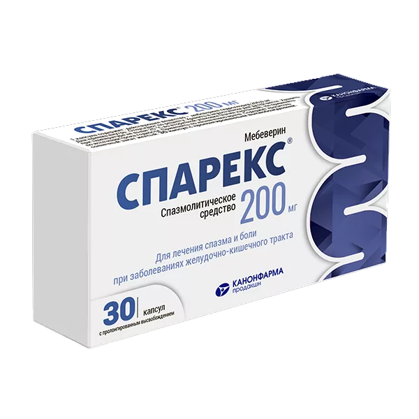 Спарекс капс пролонг высв 200мг N30