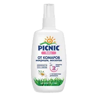 PICNIC Baby Спрей от комаров для детей 1+ защита 2 час 120мл