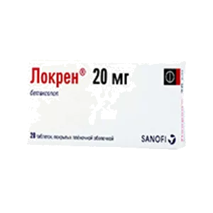 Локрен таб п.п.о. 20мг N28