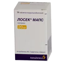 Лосек МАПС таб п.п.о. 20мг N14
