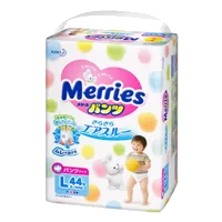 Подгузники детские MERRIES трусики р.L (9-14кг) N44