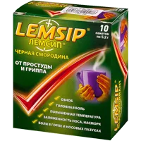 Лемсип Чёрная Смородина пор д/р-ра д/внут пр 5,2г N10