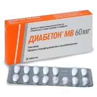 Диабетон МВ таб модиф высв 60мг N30