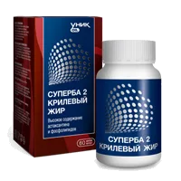 УНИК Суперба 2 Крилевый жир Superba 2 Krill Oil капсулы 500мг N60