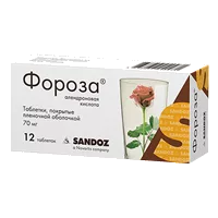 Фороза таб п.п.о. 70мг N12