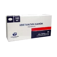 Кветиапин Канон таб п.п.о. 300мг N60