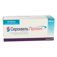 Сероквель Пролонг таб пролонг п.п.о 300мг N60