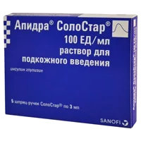 Апидра СолоСтар р-р для п/к вв 100ЕД/мл 3мл N5