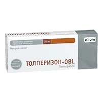Толперизон-OBL таб п.п.о. 50мг N30