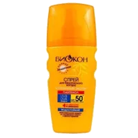БИОКОН Солнцезащитный спрей для безопасного загара SPF50 Детский водостойкий 160мл
