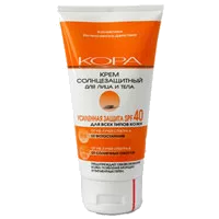 KORA Крем солнцезащитный SPF30 для лица и тела 150мл