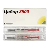 Цибор 3500 р-р д/ин 3500МЕ 0,2мл N2