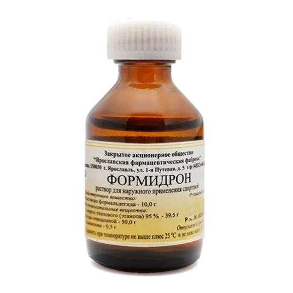 Формидрон р-р д/наружн пр (спиртовой) 3,7% 100мл N1
