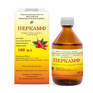 Перкамф р-р д/наружн пр (спиртовой) 100мл