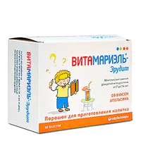 Витамариэль-Эрудит пор д/р-ра д/внут пр (апельсиновый) 4г N20