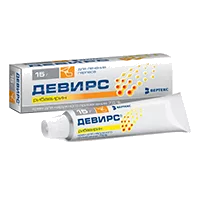 Девирс крем д/наружн пр 7,5% 15г N1