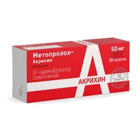 Метопролол-Акрихин таб 50мг N30