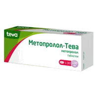 Метопролол-Тева таб 100мг N30