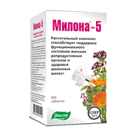 МИЛОНА-5 ЭВАЛАР при мастопатии таблетки 0,5г N100