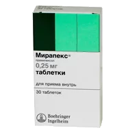 Мирапекс таб 0,25мг N30