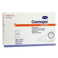 Повязка Hartmann Cosmopor Advance технолог DryBarrier на рану самоклеющ стер 10х6см N25
