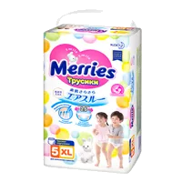 Подгузники детские MERRIES трусики р.XL (12-22кг) N38