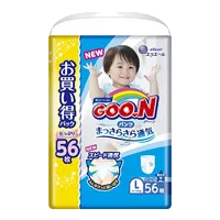 Подгузники детские GOON трусики для мальчиков р.L (9-14кг) N56