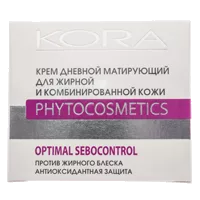 KORA Крем для лица дневной матирующий для жирной и комбинированной кожи 50мл