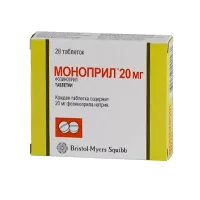 Моноприл таб 20мг N28