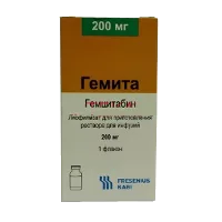 Гемита лиоф для р-ра д/инф 200мг N1