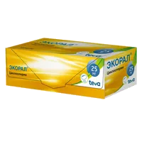 Экорал капс 25мг N50