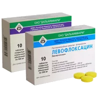 Левофлоксацин таб п.п.о. 500мг N10