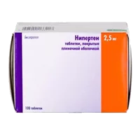 Нипертен таб п.п.о. 2,5мг N100
