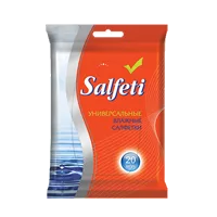 Салфетки влажные Salfeti универсальные очищающие N20