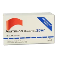 Акатинол Мемантин таб п.п.о. 20мг N56