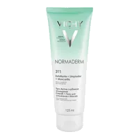 VICHY Средство очищающее Normaderm Три-актив 3в1 скраб+гель д/умыван+маска 125мл