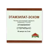 Этамзилат-Эском р-р д/ин и наружн пр 12,5% 2мл N10
