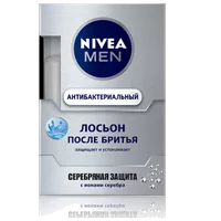 Nivea For Men Лосьон после бритья Серебряная защита Антибактериальный 100мл