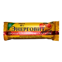 ЭНЕРГОВИТ EKZON тропический с фундуком плитка 40г N1