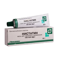 Нистатин мазь д/наружн пр 100000ЕД/г 30г N1