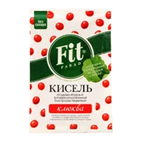 Кисель FitParad плодово-ягодный витаминизир быстрораствор Клюква 30г