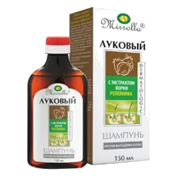 Mirrolla Шампунь Dermatologi Organic ЛУКОВЫЙ с экстрактом корня репейника 150мл