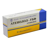 Атенолол-УБФ таб 100мг N30