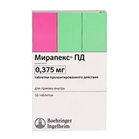 Мирапекс ПД таб пролонг высв 0,375мг N10